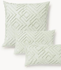 Obliečka na vankúš z bavlneného perkálu's tuftovaným dizajnom Phil