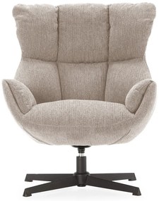 Krémové kreslo Odette – Marckeric