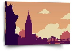 Sablio Obraz New York Socha slobody Art - 60x40 cm