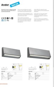 Redo 90679 - Vonkajšie orientačné svietidlo ANDER LED/3W/230V 3000K IP65 antracit