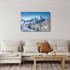 Obraz - Váhľad na zimnú krajinu (90x60 cm)