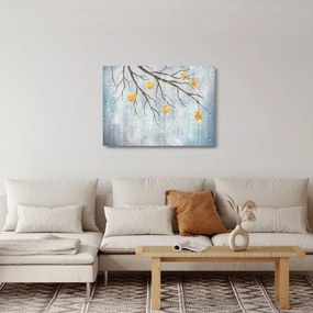 Sklenený obraz - Daždivý jeseň (70x50 cm)