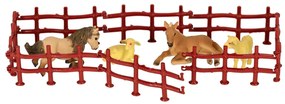 KIK Figurky zvířat v zoo sada 31 el.