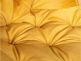 SI Čerešňová zamatová stolička kari