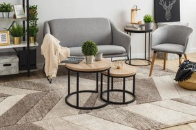 Koberec FEEL 5673/15055 HERRINGBONE béžový / hnedý / krémový