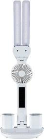 Rabalux 74030 - LED stmievateľná stolová lampa s ventilátorom NOVILO LED/7W/5V