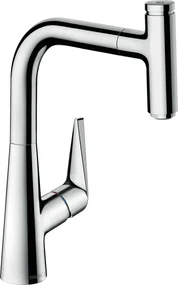 Hansgrohe Talis M51, drezová batéria M5115-H220 s výsuvnou spŕškou, sBOX, chrómová, HAN-73852000