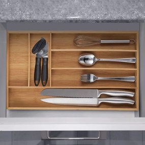 Bambusový príborník do zásuvky Relaxdays (46 cm) – RD10032177