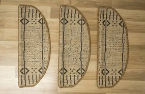 Nášľap na schody Terra Aztec 04 línie, béžový / grafitový