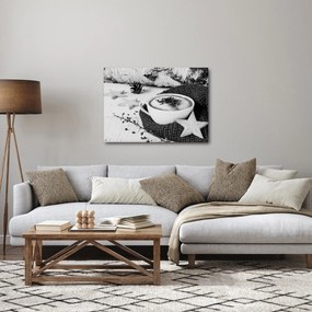 Obraz - Zimné cappuccino (70x50 cm)