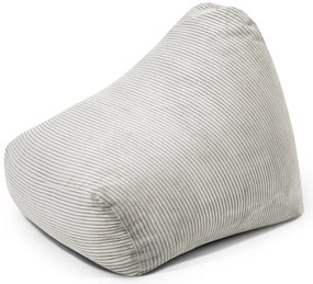 Krémový menčestrový detský sedací vak Snug 80 – SLOWDOWN