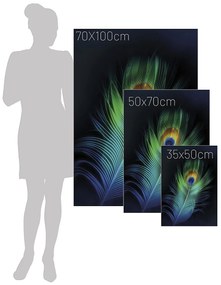 Plátno maľba Peacock Eye