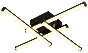 Globo 67342-24 - LED Stropné svietidlo KIRINA LED/24W/230V 3000K čierna