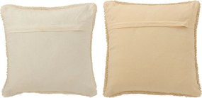 Sada 2ks vianočný vankúš HOHOHO biela a béžová – 45*45*15 cm