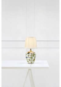 Biela stolová lampa s textilným tienidlom (výška 33 cm) Mansion – Markslöjd