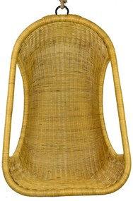 Závěsné ratanové křeslo medové Rozměry (cm): Křeslo včetně stojanu