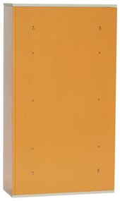 Oranžová nástenná knižnica z jaseňového dreva 60x109 cm Apollo – Hübsch