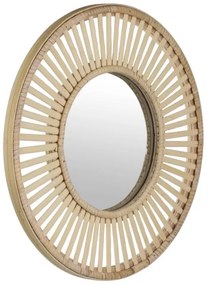 Eglo 425037 - Nástenné zrkadlo MITSUKE pr. 40 cm bambus