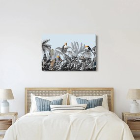 Obraz zvierat v tropickom lese (90x60 cm)