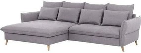 XXXLutz ROHOVÁ SEDAČKA, textil, svetlosivá MID.YOU - Sedačky - 000694006704