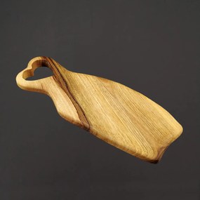 AMADEA Drevená doštička srdce, masívne drevo, 29 x 10,5 cm, český výrobok