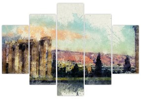 Obraz - Akropolis, Atény, Grécko (150x105 cm)