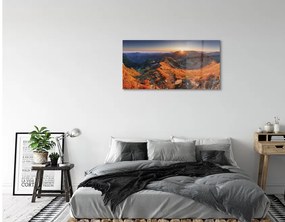 Obraz plexi Horské slnko 100x50 cm