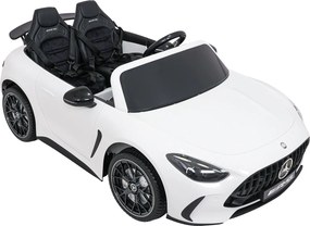 Ramiz Mercedes-Benz GT63 AMG elektrické autíčko pre deti biele