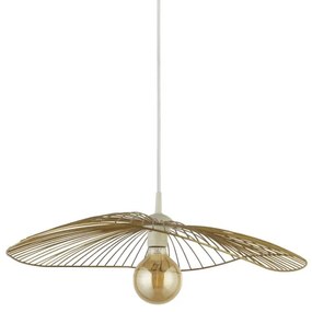 Searchlight 88550GO - Luster na lanku WAVE 1xE27/60W/230V zlatá