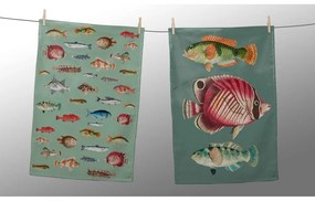 Utierky v súprave 2 ks 47x65 cm Fish in the Ocean – Really Nice Things