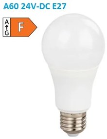 Diolamp SMD LED žiarovka matná Special Voltage A60 10W/24V-DC/E27/4000K/875Lm/230°