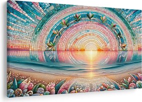 Obraz – Mozaika zapadajúceho slnka (90x60 cm)