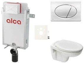Cenovo zvýhodnený závesný WC set Alca na zamurovanie + WC Ceramia S-Line Pre SIKOAP2