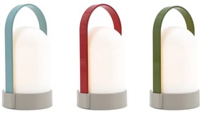 Biela LED stmievateľná stolová lampa (výška 15 cm) Uri – Remember