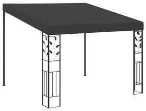 Nástenný altánok antracitový 3x3x2,5 m