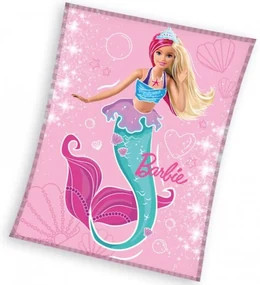 Detská deka Barbie Morská Panna 130x170 cm