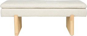 Krémová polstrovaná lavica Jappo – White Label