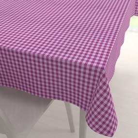 Biante Bavlnený obdĺžnikový obrus Olivia OL-020 Fialová kocka malá 60x100 cm