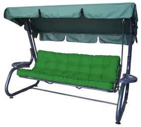 Vankúš na záhradnú hojdačku POLA 140 cm oxford, zelený