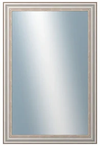 DANTIK - Zrkadlo v rámu, rozmer s rámom 40x60 cm z lišty TOULON biela veľká (2665)