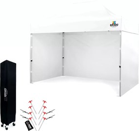 BRIMO Skladací Nožnicový stan 2 x 3 m SUPER Oceľ | Montáž za 2 min | BRIMO - s 3 stenami - Biela 8