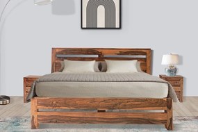 furniture-nabytek.cz - Drevená posteľ z masívu palisander 200x180