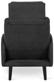 PROXIMA.store - Sklápacie kreslo HENRY FARBA: čierna