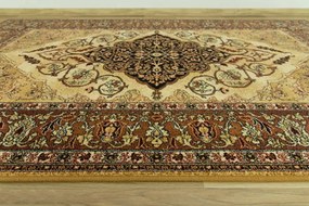 Koberec Isfahan Leyla jantár hnedý / béžový