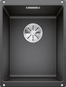 Blanco Subline 320-U, silgranitový drez pod pracovnú dosku 350x460x190 mm, 1-komorový, čierna, BLA-525983