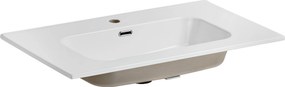 Comad Nábytkové keramické umývadlo GO 80/DP-8095, 81x46 cm, biela lesklá