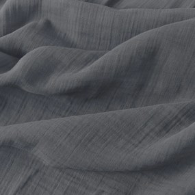 Goldea mušelínová obliečka na vankúš - antracitová 40 x 40 cm