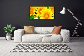 Obraz Canvas Slnečnica kvet príroda 125x50 cm
