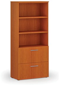 Skriňa so zásuvkami pre závesné zložky PRIMO WOOD, 1781 x 800 x 420 mm, čerešňa