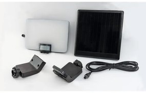 LED Solárne nástenné svietidlo so senzorom LED/12W/3,7V 4000 mAh IP54